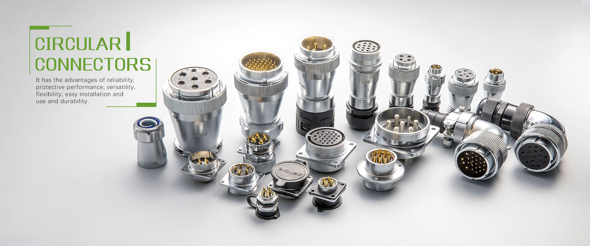 Fábrica de conectores circulares de plástico de China